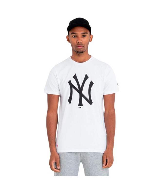 Camiseta New Era MLB Regular New York Yankees Branco Homem
