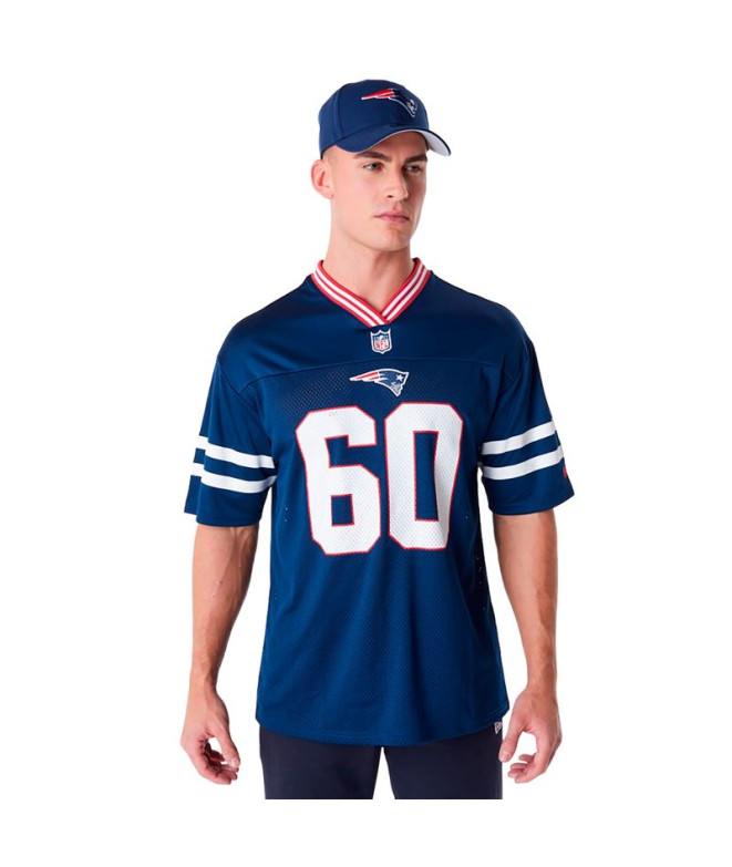 Camiseta New Era NFL New England Patriots Azul-marinho Homem