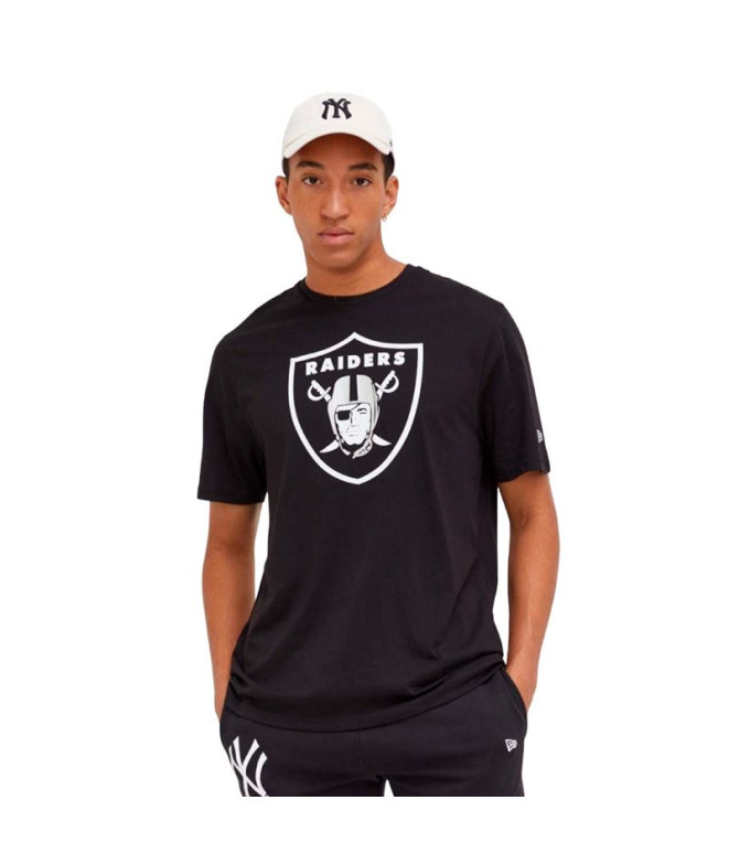 Camiseta New Era NFL Regular Las Vegas Raiders Preto Homem