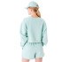 Sweat New Era Crop Crew Neck LA Dodgers MLB Lifestyle Femme Green