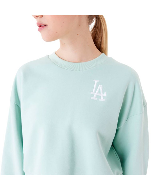 Sweat New Era Crop Crew Neck LA Dodgers MLB...