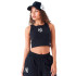 T-shirt New Era Femme crop New York Yankees MLB Lifestyle Noir