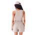 T-shirt New Era Femme crop New York Yankees MLB Lifestyle Marron