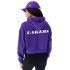 Sudadera New Era Crop LA Lakers NBA Team Logo Mujer Morado