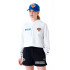 Sweat New Era Logo de l'équipe NBA New York Knicks Blanc