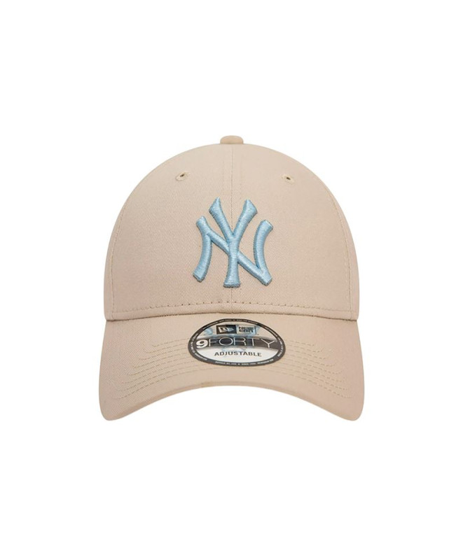 Casquette New Era New York Yankees League Essential 9 FORTY Beige