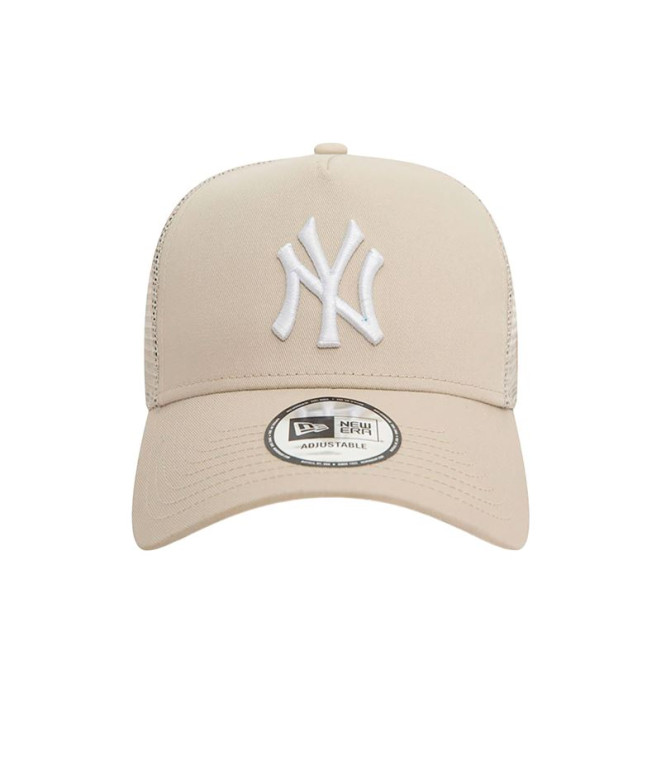 Casquette New Era Cadre A essentiel de la Ligue des New York Yankees Beige