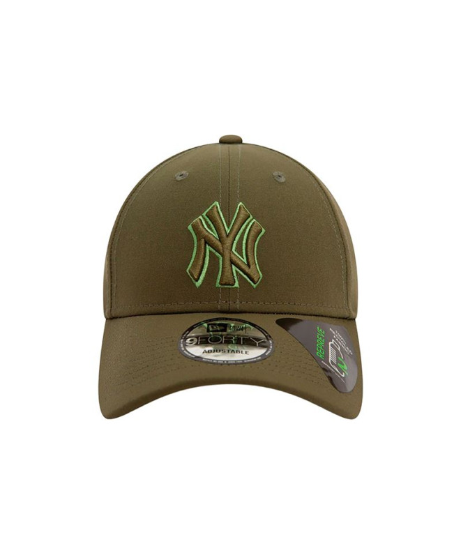 Boné New Era New York Yankees Outline Repreve® 9FORTY Verde