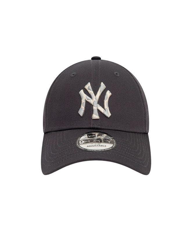 Boné New Era New York Yankees Animal Infill 9FORTY Cinzento