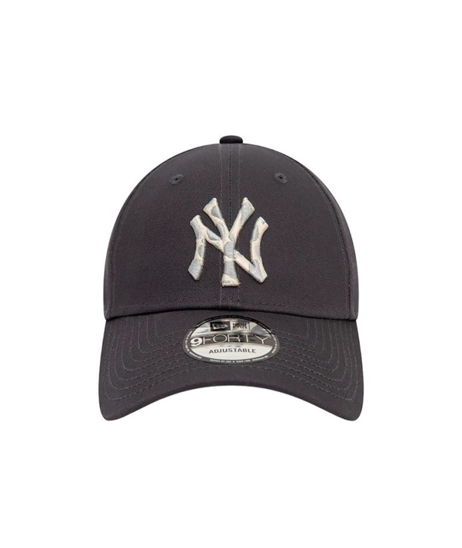 Casquette New Era New York Yankees Animal Infill 9FORTY Gris
