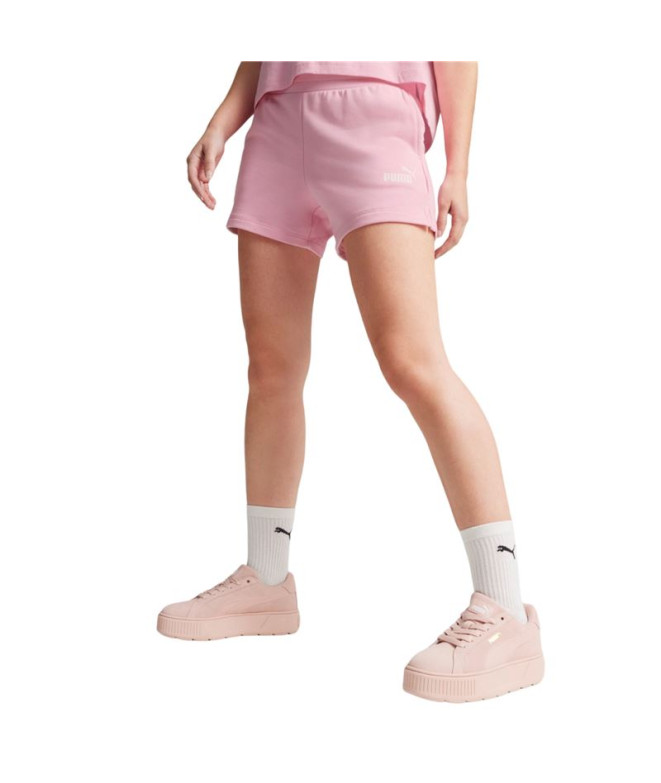 Pantalons Puma Essentials 4" Rose Femme