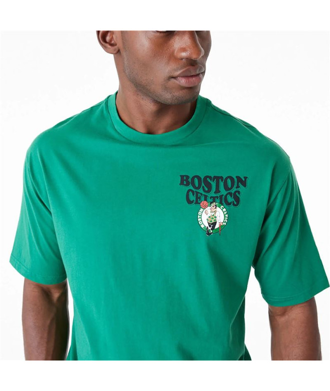 Camiseta New Era Oversized Boston Celtics NBA...