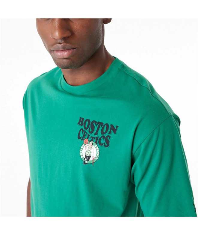 Camiseta New Era Oversized Boston Celtics NBA...