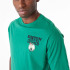 Camiseta New Era Oversized Boston Celtics NBA Script Verde