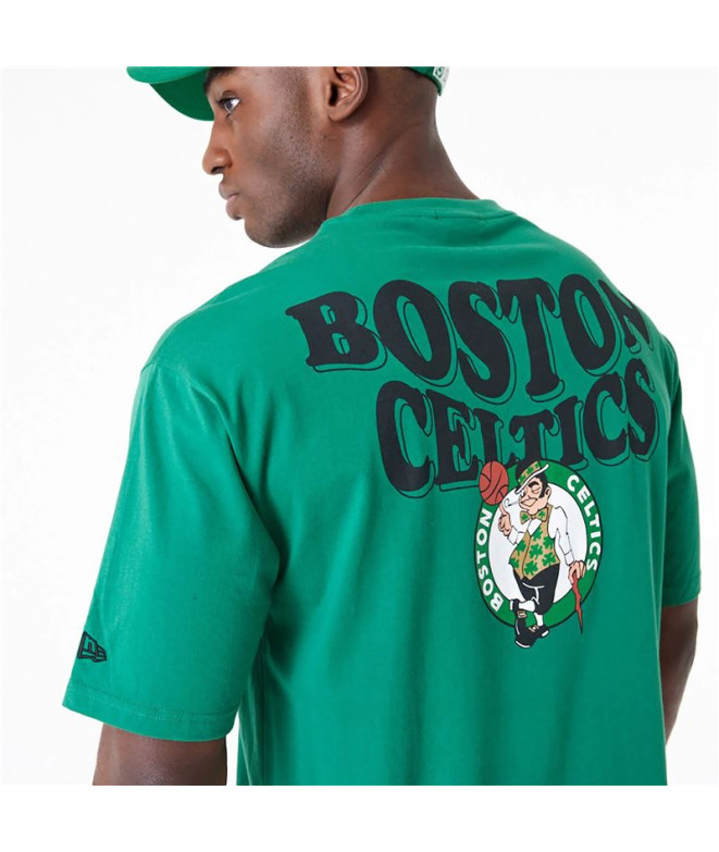 Camiseta New Era Oversized Boston Celtics NBA...