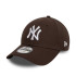 Boné New Era New York Yankees League Essential Castanho escuro 9FORTY