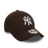 Casquette New Era New York Yankees League Essential Marron foncé 9FORTY