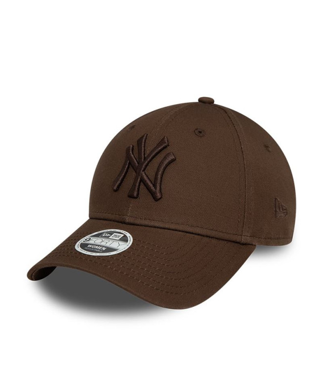 Boné New Era New York Yankees Womens League Essential Castanho 9FORTY