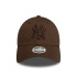 Gorra New Era New York Yankees Womens League Essential Marrón 9FORTY