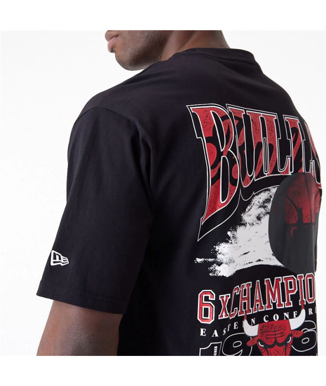 T-shirt New Era Oversized Chicago Bulls NBA...