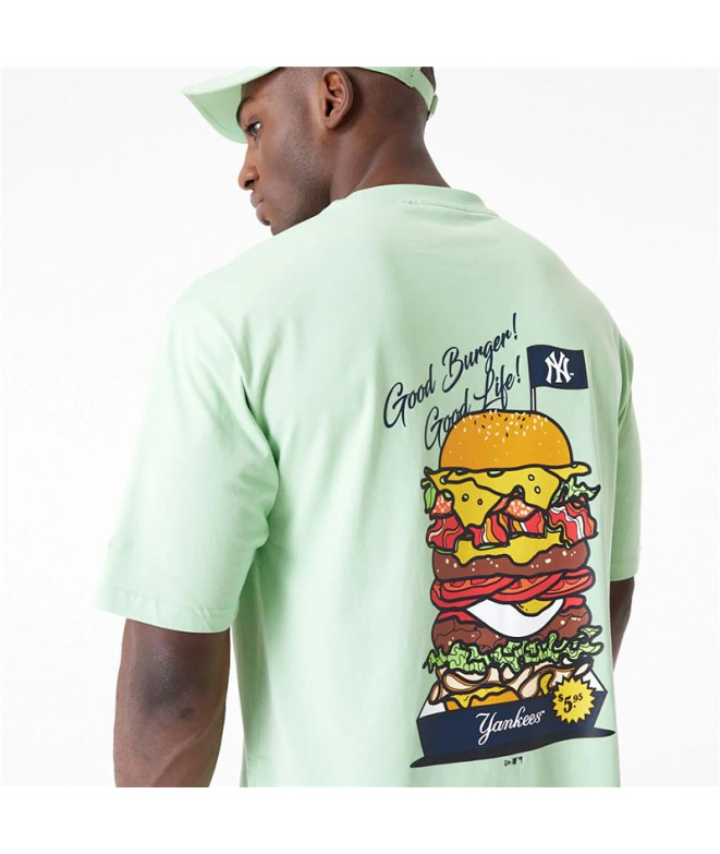 Camiseta New Era Gráfico Oversized New York...