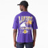 Camiseta New Era Oversized LA Lakers NBA Championship Morado