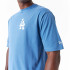 Camiseta New Era Série Mundial dos LA Dodgers MLB de tamanho grande azul