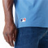 Camiseta New Era Série Mundial dos LA Dodgers MLB de tamanho grande azul