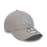 Boné New Era New York Yankees League Essential 9FORTY Cinzento
