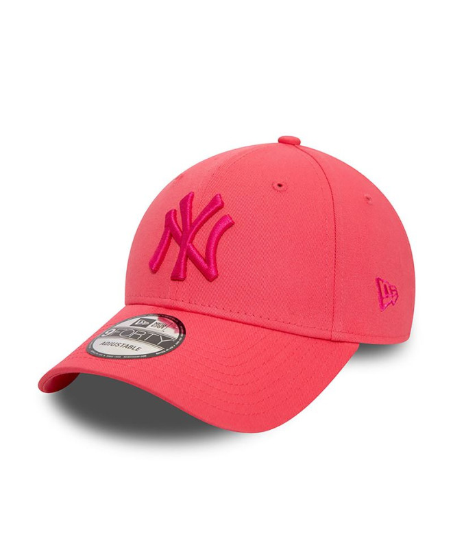 Boné New Era New York Yankees League Essential 9FORTY Rosa