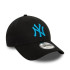 Gorra New Era New York Yankees League Essential 9FORTY Negro