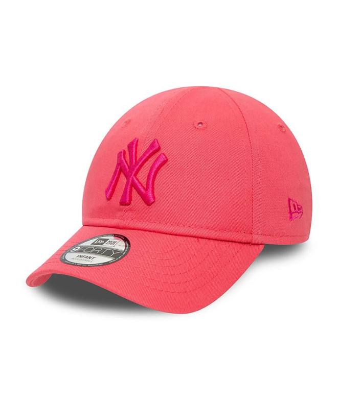 Boné New Era New York Yankees League Essential 9FORTY Bebé Rosa