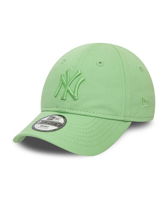 Boné New Era New York Yankees League Essential 9FORTY para bebé Verde