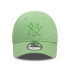Gorra New Era New York Yankees League Essential 9FORTY Infant Verde