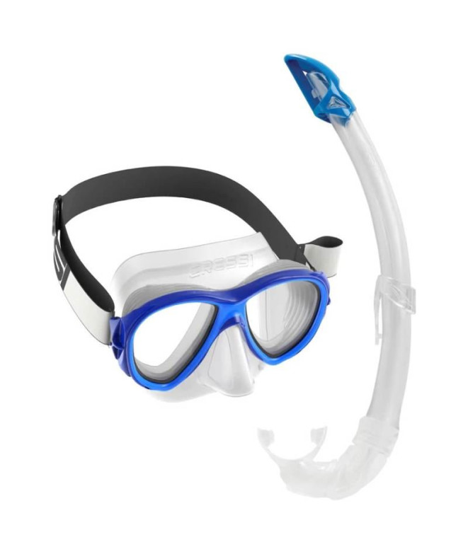 Kit de buceo Cressi Samoa Tx Transparente-Azul