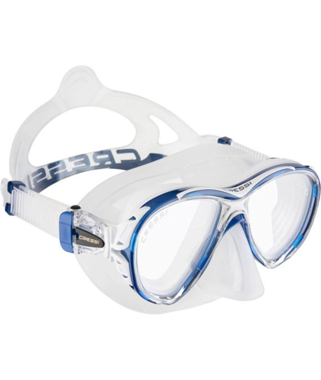 Máscara de buceo Cressi Naxos Transparente/Azul
