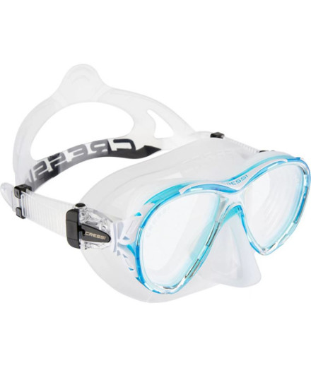 Masque de plongée Cressi Naxos Transparent/Aquamarine