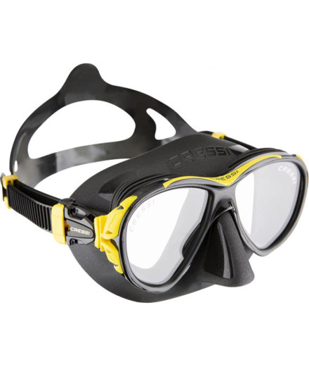 Máscara de mergulho Cressi Naxos Cinza/Amarelo