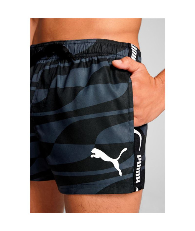 Bañador de Puma Formstrip 1P Hombre Negro