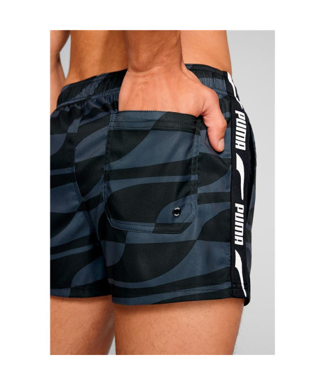 Bañador de Puma Formstrip 1P Hombre Negro
