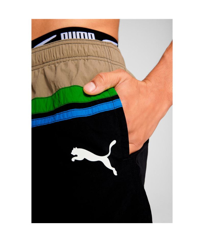 Bañador de Puma Heritage Mid 1P Hombre Beige combo