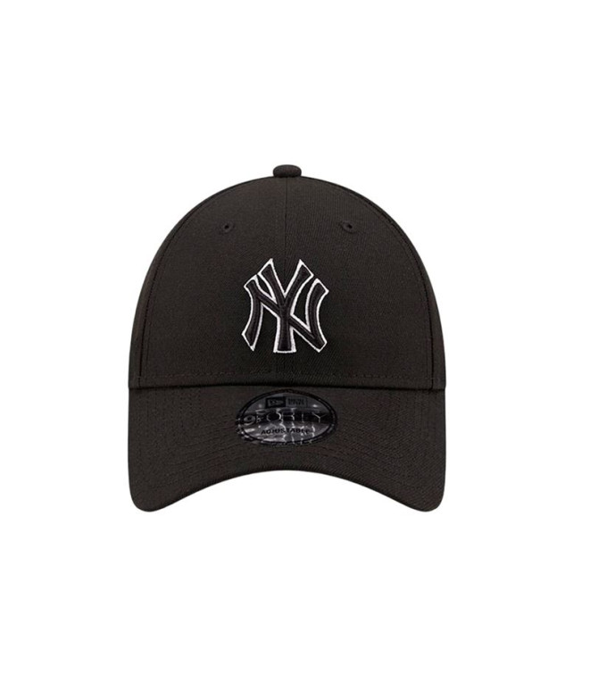 Boné New Era Boné New York Yankees Pop Outline Black 9FORTY Preto