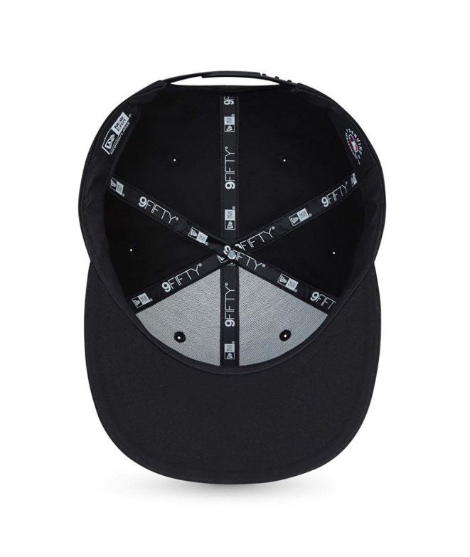 Boné New Era 9FIFTY preto essencial dos Chicago...