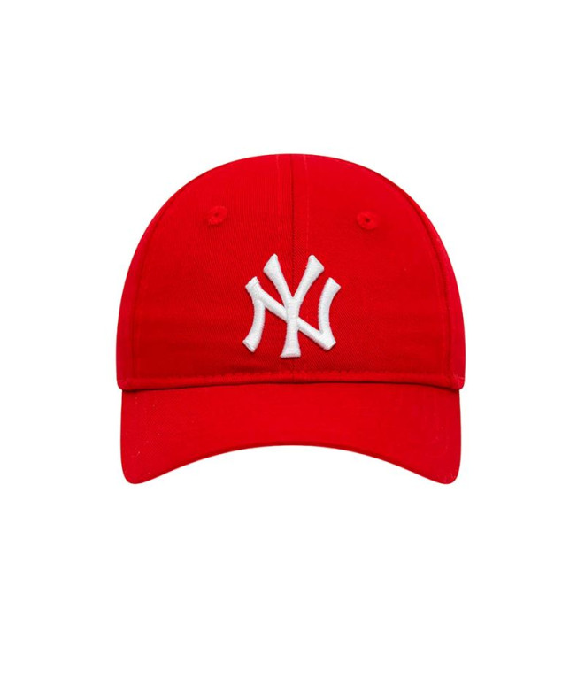 Boné New Era New York Yankees League Essential Red 9FORTY para criança