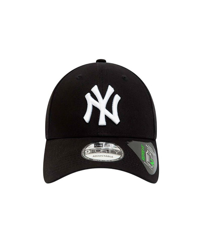 Boné New Era New York Yankees Repreve League Essential Preto 9FORTY Ajustável