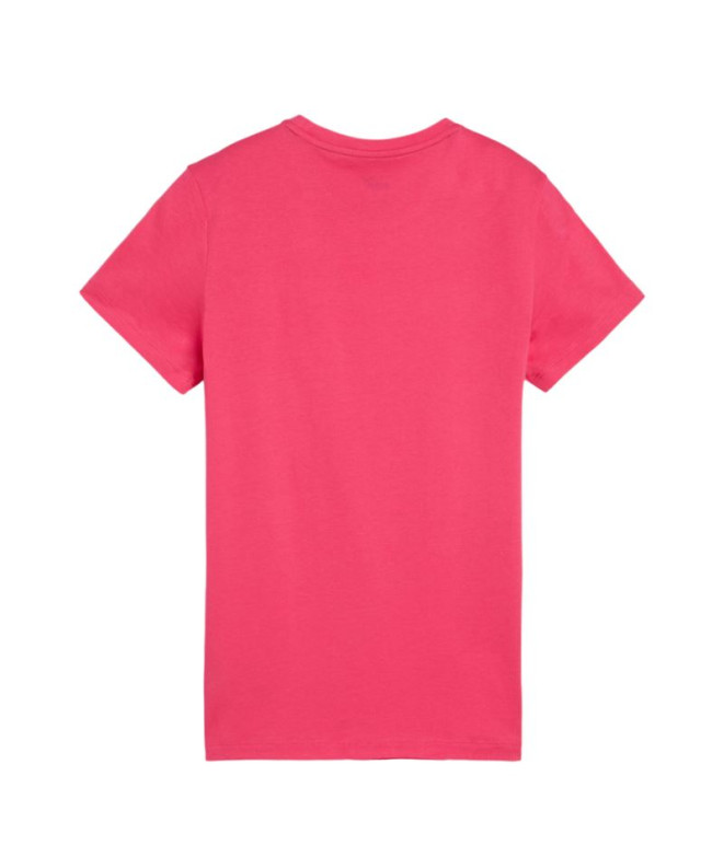 Camiseta Puma Essentials Rosa Mulher