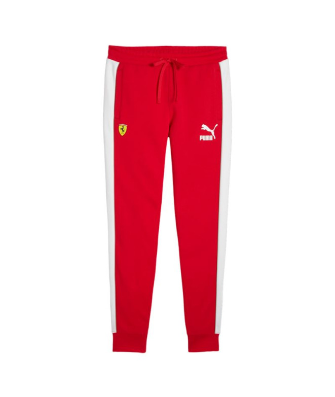 Calça Puma Ferrari Race Iconic Red Homem