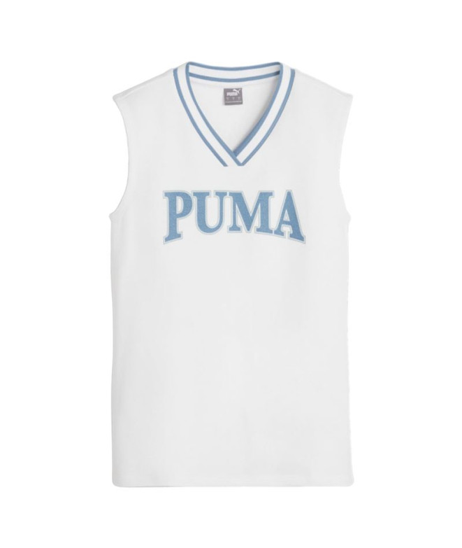 Sweat Gilet Puma SQUAD Blanc Femme