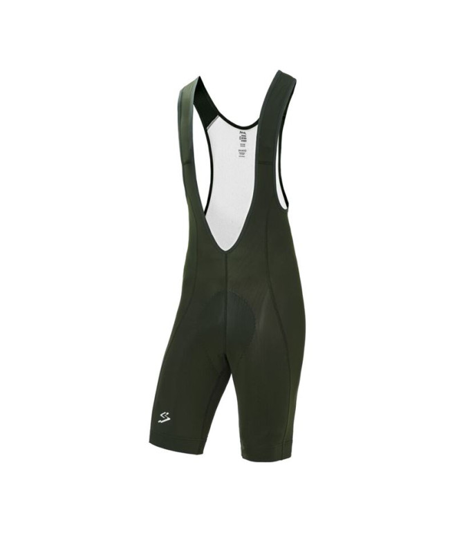 ciclismo Spiuk Homem Calções de babete CT Anatomic Short Verde