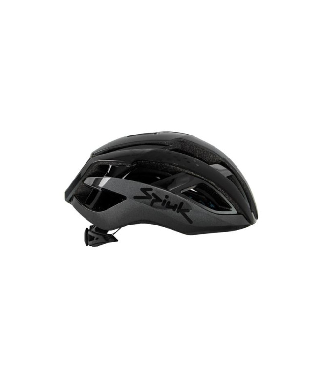 Casque Cyclisme Spiuk de Profit Noir Mat